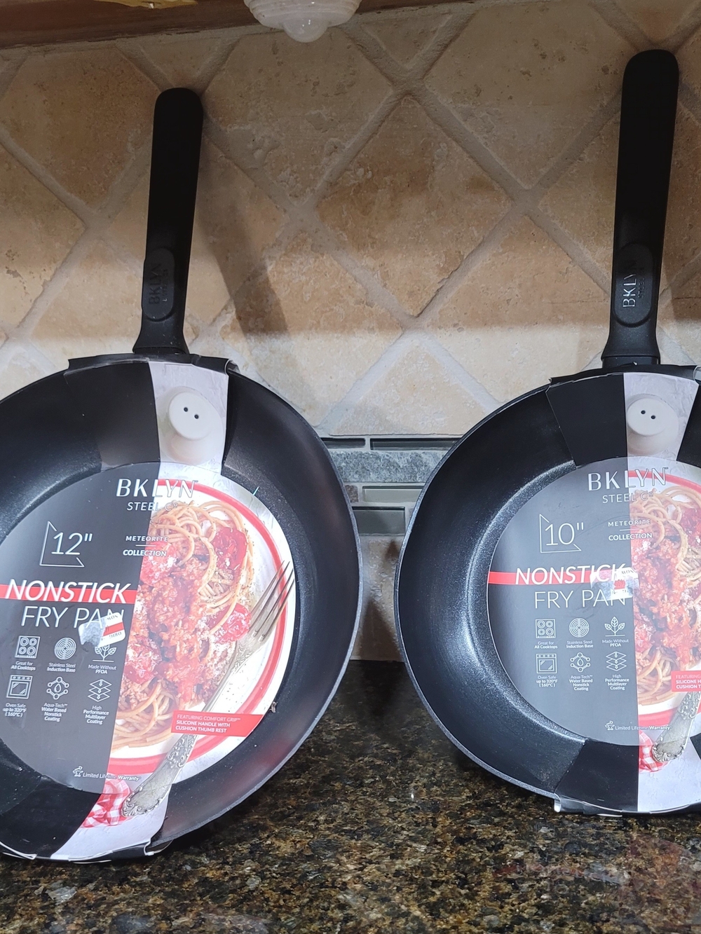 BKLYN Steel Nonstick Fry Pan - Black (10" & 12")